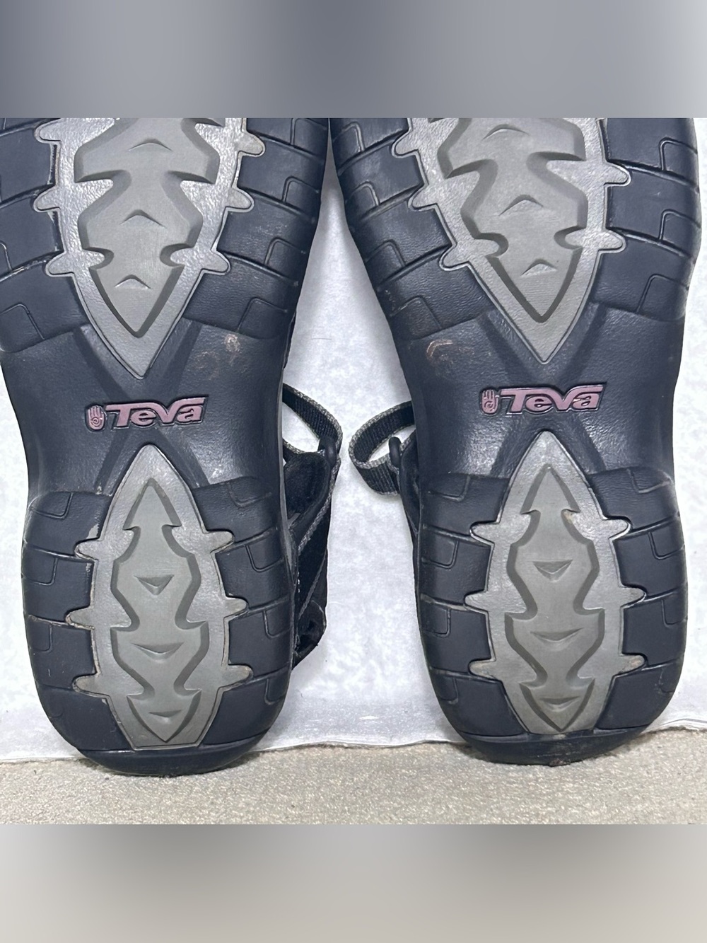 Teva Womens Black Tirra Strap Athletic Sports Hiking Sandals Shoes SZ US 7.5 - Picture 10 of 11